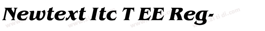 Newtext Itc T EE Reg字体转换